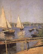 Gustave Caillebotte, Sailing Boats at Argenteuil